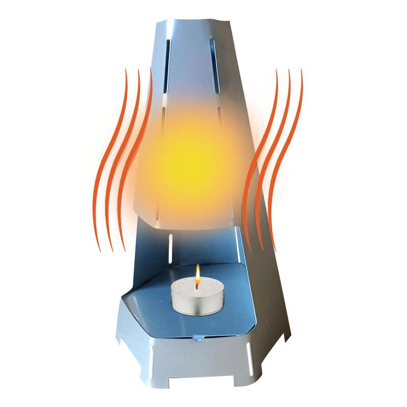 Riscaldatore per Candele Tea Light Fornetto per Candele Tea Light Radiatore Metallico Calore Stufa per Candele Tea Light Stufa per Candele Tea Light S