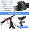 NineLeaf Smart Bike Tail Light with Turn Signals and Brake Light, Anti-Theft Bicycle Alarm Tail Light with Electric Bell and Automatic Brake