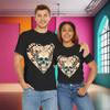 Skulls and Roses Cotton Tee T Shirt Unisex Graphic Shirt