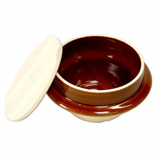 Set of 5 Lidded Kamameshi Containers (Single Serving), 14 x 8.5cm, Direct Heat [Japanese Restaurant, Inn, Japanese Tableware, Commercial Use]