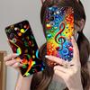 Musical Note Staff Mobile Phone Case for VIVO V60 V50 V40 V30 V29 V27 V25 V23 Pro Lite 5G Colorful Printing Cover Luxury