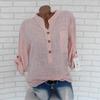 Summer Women's European & American Semi-Transparent Long-Sleeve Shirt