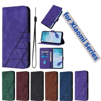 6-Color Fashion Business Style PU Leather Phone Wallet Case for Xiaomi Series.Redmi 8,Redmi 10,Redmi 11A,Redmi 12,Note 9 10 11 12...Poco X3 NFC...