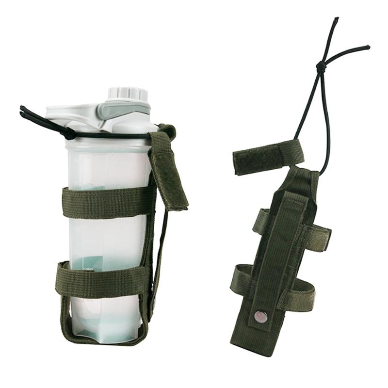 Adjustable Webbing Water Bottle Holder Bag Travel Water Bottle pouches Water Bottle carriers for Climbing Hiking Travelling