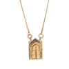 Retro Elements Tarot Card Opening And Closing Necklace Butterfly Rebirth Gate Diamond Pendant Design Sense Heavy Industry Gold-Plated Jewelry
