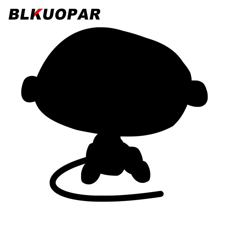 BLKUOPAR For Monkey Silhouette Clipart Car Stickers Creative Personality Decals Refrigerator Helmet Decor Car Label DIY