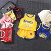 Conjunto de Camiseta de Baloncesto de Verano para Niños Niños y Niñas Camiseta sin Mangas de Malla y Pantalones Cortos Uniforme Deportivo de Secado Rápido para Niños Pequeños