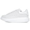 Oversized Top Grain Cow Leather Low Top Stylish Skateboarding Shoes Women's White 621055W4NS19000