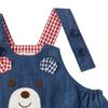 HOT Romper with Skirt Boys Girls Baby Clothing Navy M [MIKIHOUSE BISCUITS] Children's (80-90cm) 70-1528-498
