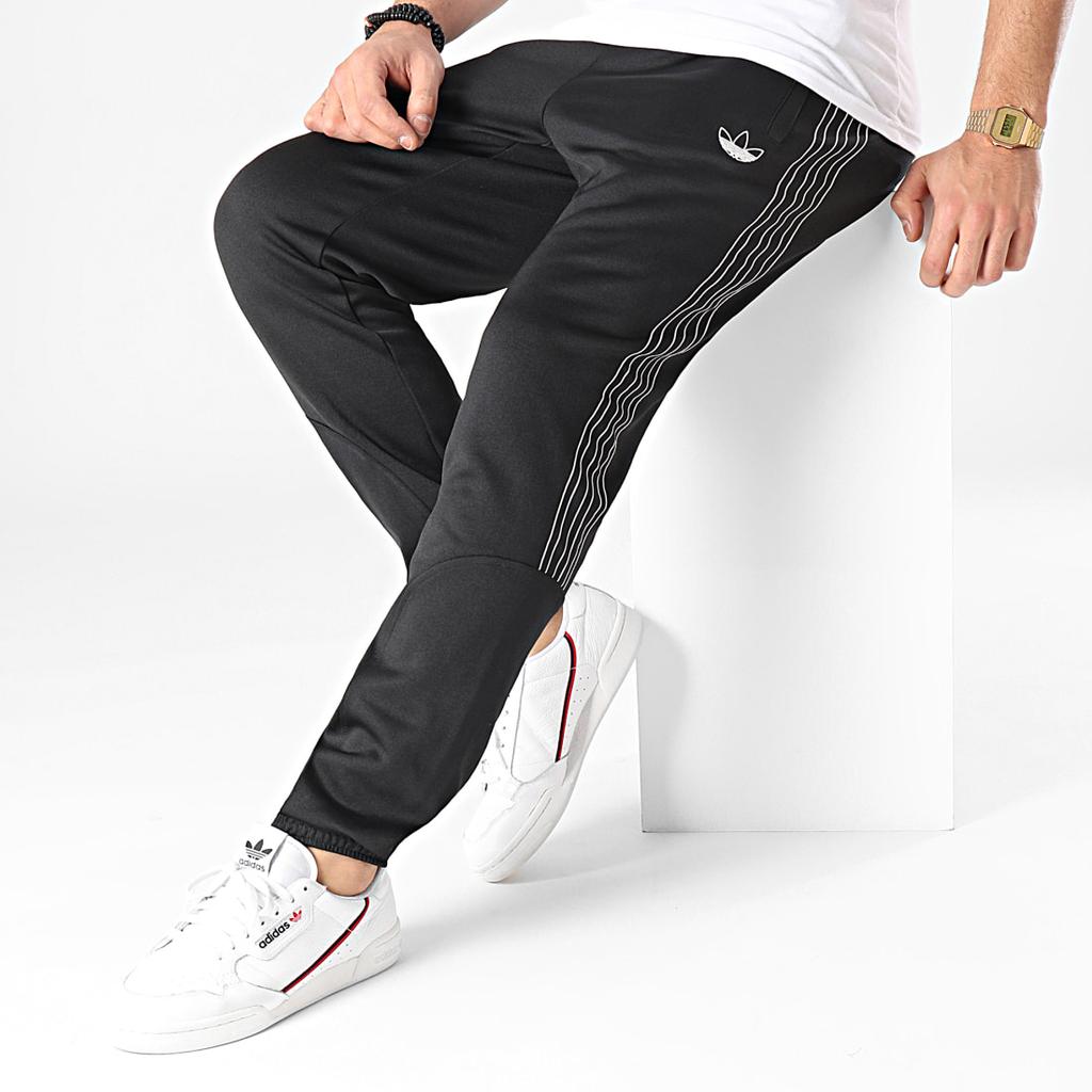 Adidas Originals Sprt Poly Track Pants Men Bottoms Black GN2445