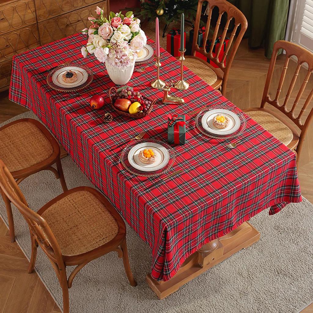 Checkered Tablecloth, Suitable For Holiday Parties, Banquets, Restaurants, Kitchen Decoration Disposable table cloth Table top