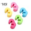 Large Hole Beads 5Pcs DIY Acrylic Bubble Number Beads, 0-9 Chunky Colorful Spacer for Crafting Projects