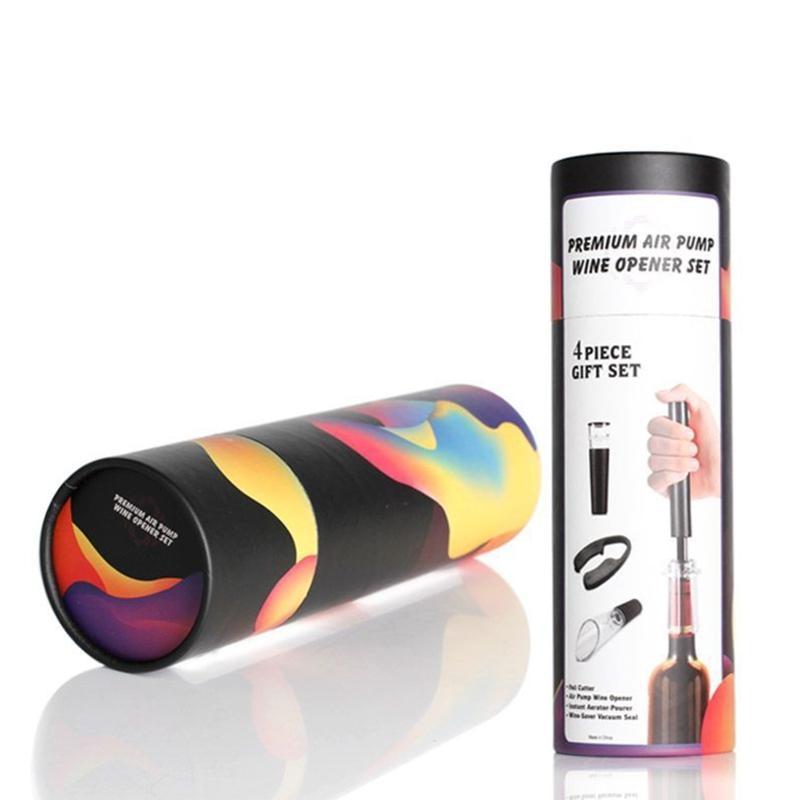 652F Wine Opener Set Easy Cork Remover Wine Tool Accessory for Wine Lovers Family Parties Birthday Gift