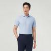YOUNGOR Men's Smooth Wrinkle-Resistant Short-Sleeve Shirt