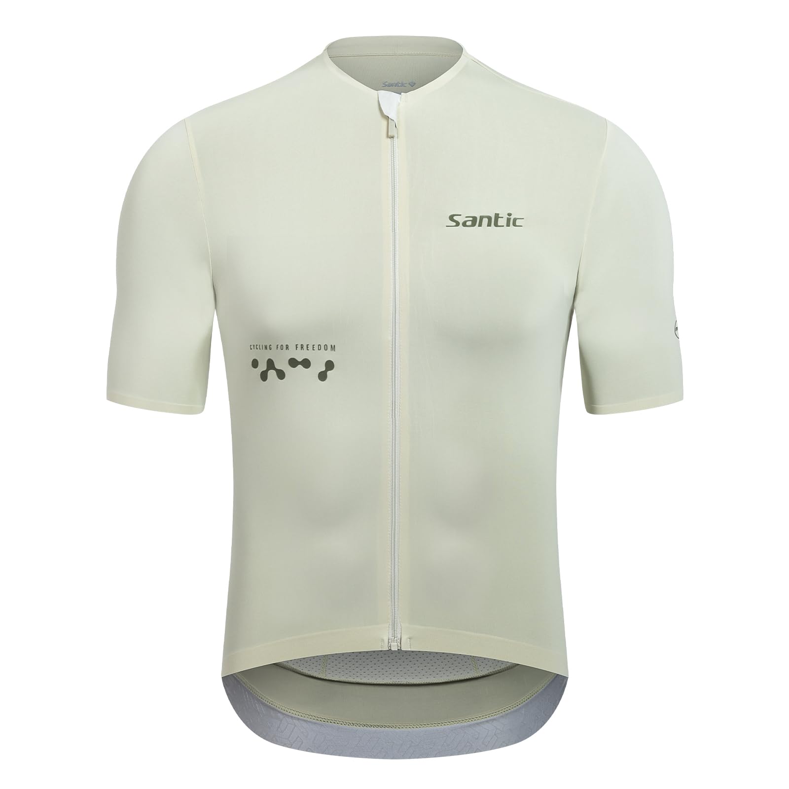 

Santic Short Sleeve Cycling Summer Cooling Cycling Road Bike with UV Size M Men s Jersey, Wear, Lightweight, Material, Wear, Jersey, Pockets, бежевый