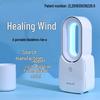USB Rechargeable Bladeless Desk Fan – Silent, Portable, and Creative Design.