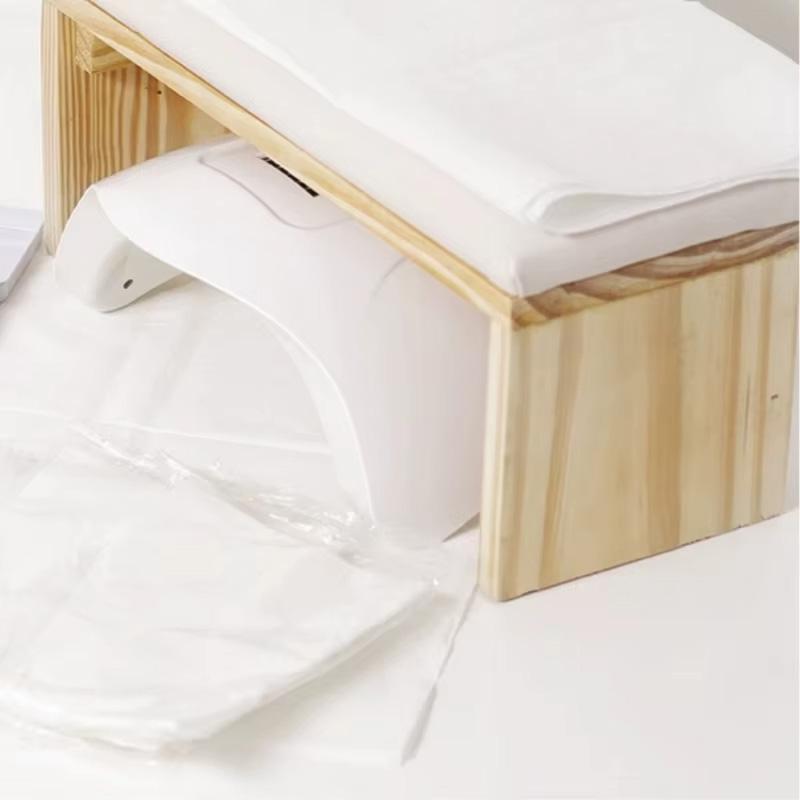190-195Pcs/Bag Tattoo Vacuum Cleaner Disposable White Eyelash Nail Natural Fibers/Polyester Fibers Embroidery Tablecloth