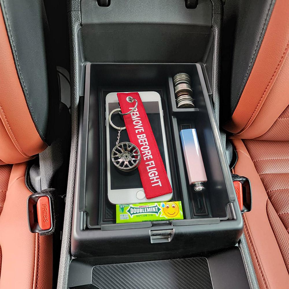 Car Central Console Armrest Box Storage Container Organizer For Kia Sportage 5 2025 2025 Insert Tray Coin Holder Accessories