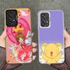 Cardcaptor Sakura Cute Girl Soft Phone Case for Samsung A17 A16 A15 A14 A13 A57 A56 A55 A54 A53 A37 A36 A35 A34 A33 A26 A25 A24