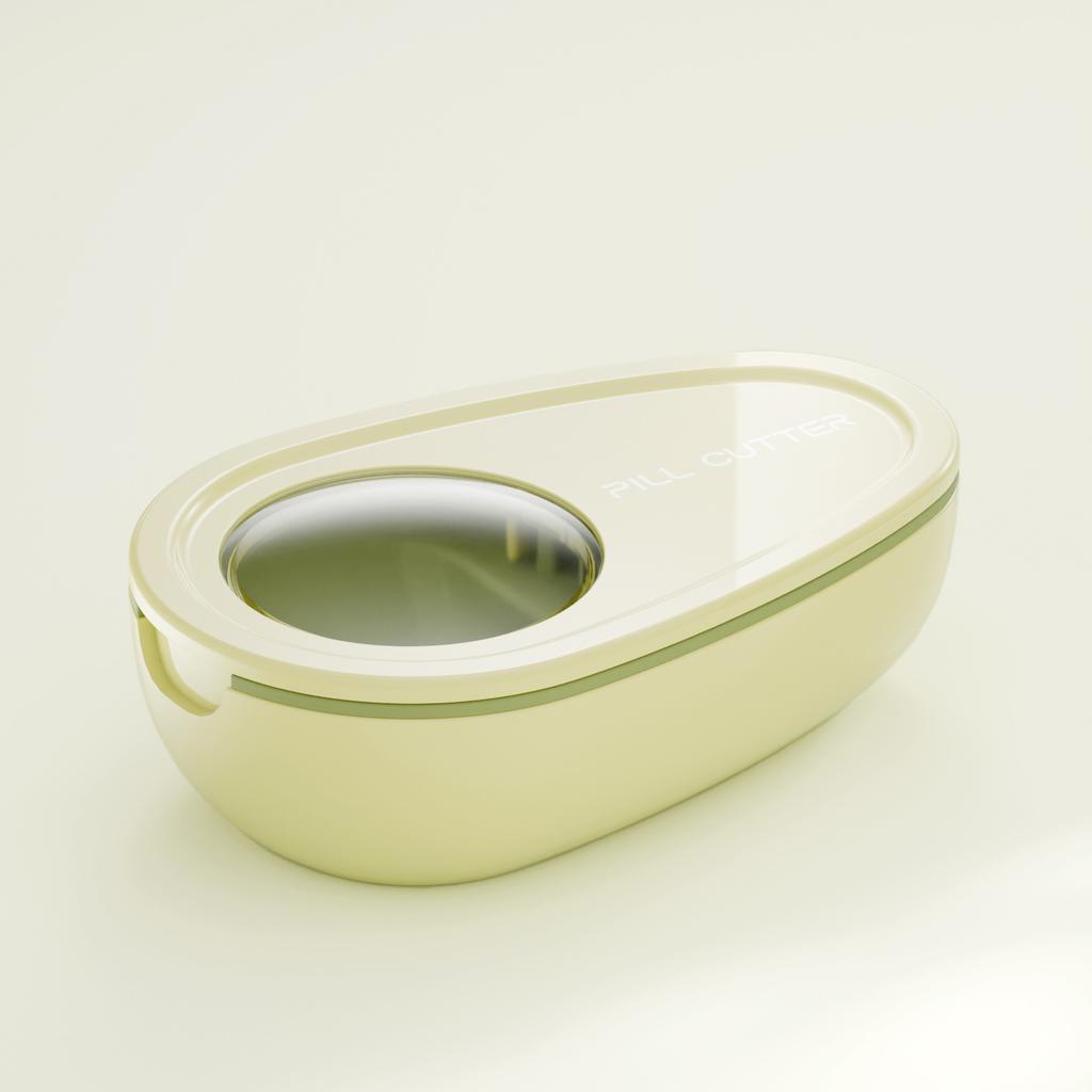 Portable Tablet Splitter Pill Box With Hidden Storage Tablet Container Tablet Cutter Tablet Crusher Tablet Container