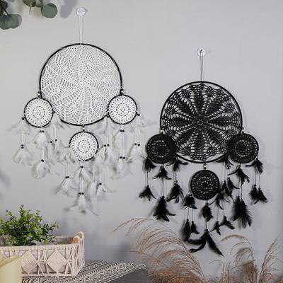 Vintage Bohemian Simple Style Dream Catcher Wall Hangings Large Wind Chimes Handmade Ornaments Home Decorations For Holiday Gift
