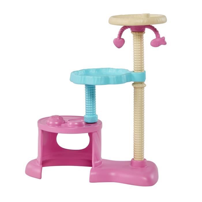 Maison de jeu Barbie - Barbie - Kitty Condo - Poupée brunette - 1 chat - 4 accessoires