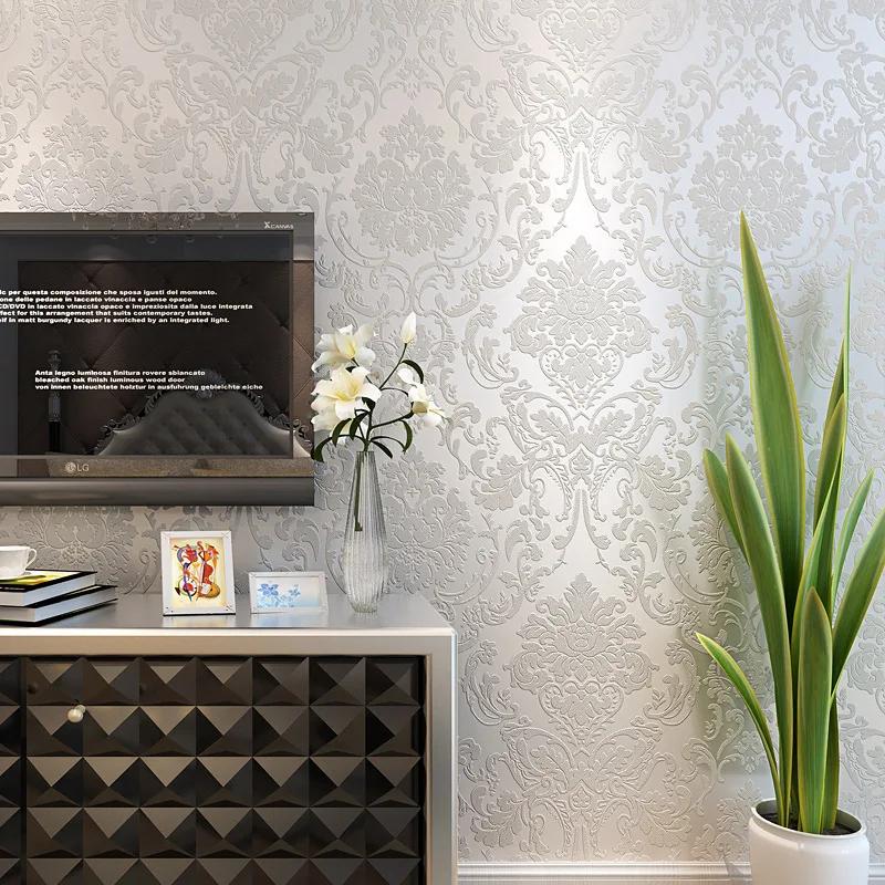 European-style Wallpaper 3D Three-dimensional Wall Stickers Background Wall Three-dimensional Wallpaper Self-adhesive Wallpaper