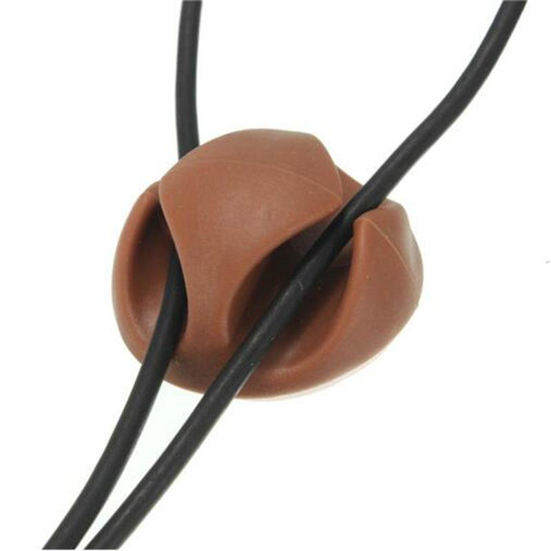 Minimalist Multi-Hole Cable Organizer & Desktop Hub