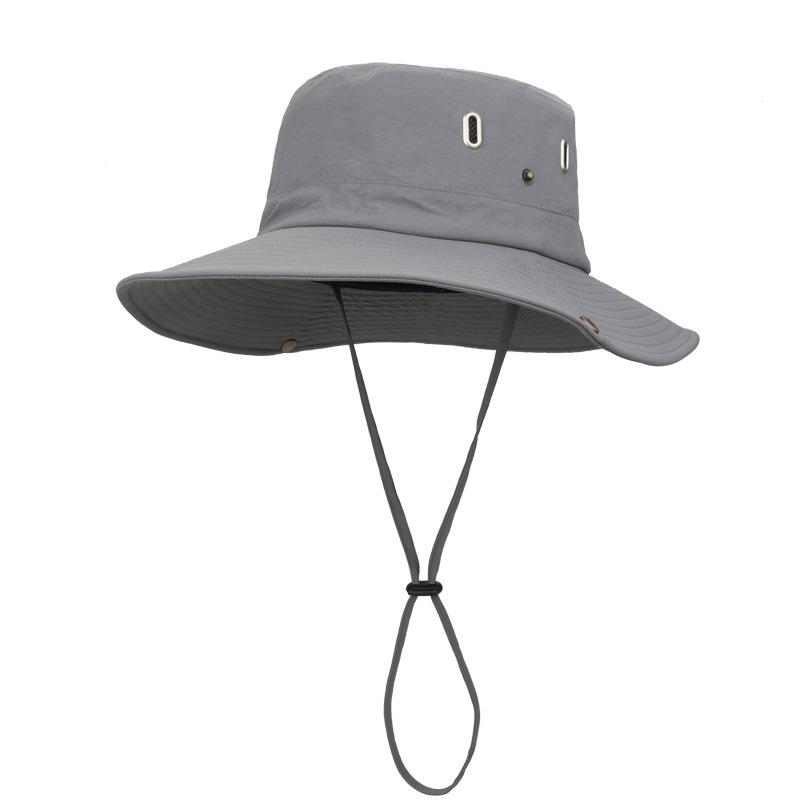 

Летний уличный мужской и женский досуг рыбалка солнцезащитный козырек дышащий быстросохнущий анти-ультрафиолетовый козырек шляпа рыбака L（58-60cm）