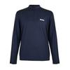 Mens Performance Quarter Zip Long-Sleeved Top