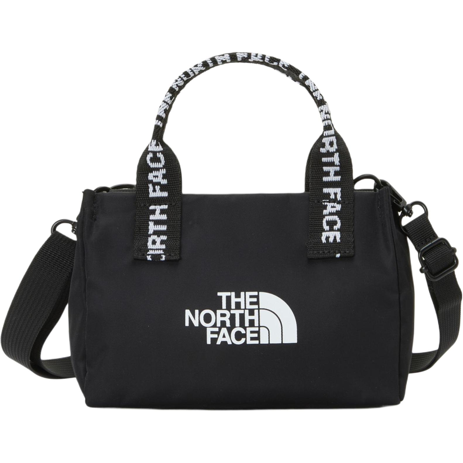The North Face 1.1L Letter Logo Print Zipper Handheld Shoulder Crossbody Outdoor Bag Unisex bags Black NN2PP06N Black