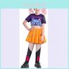 Kpop Demon Hunters Rumi Mira Zoey Cosplayklänning För Barn Halloweenfestkostymer