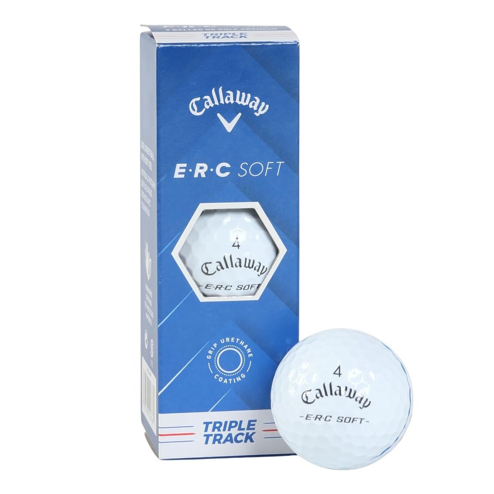 

Callaway ERCSOFT 25 TT 3B Golf Balls in Sleeve (3 Balls) (White/FF/Men s, Women s, Jr.)