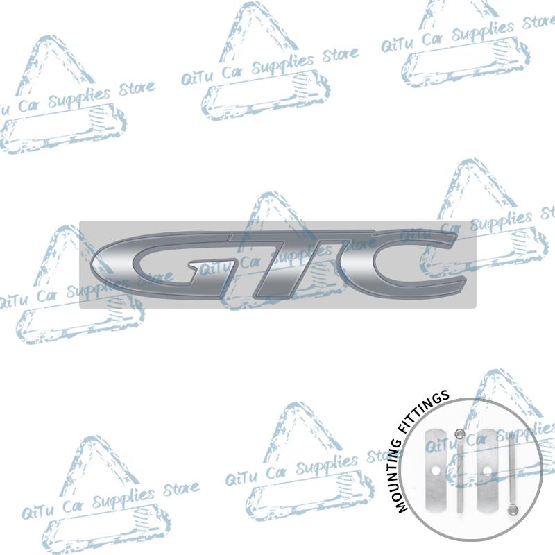 Metalowe Logo GTC 3D Emblemat na Grill Samochodowy Przód Odznaka na Klapę Bagażnika Naklejka Dekoracyjna Do Opel Astra Insignia Corsa Vectra Zafira Mokka OPC