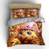 Cute Cookie-Themed Decor Set Soft Skin-Friendly Bedding Set Includes 1 Duvet Cover And 2 Pillowcase Gift