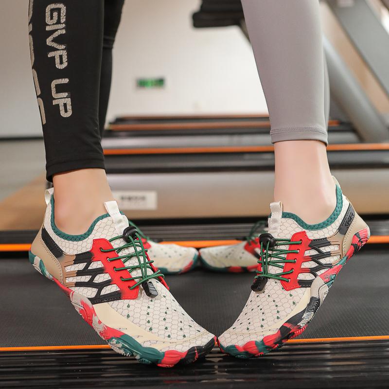 Unisex Mehrfachnutzungs-Trainingsschuhe Damen Fitnessschuhe Paare Urlaub Strandspiel Wasserschuhe Herren Indoor Kniebeugeschuhe