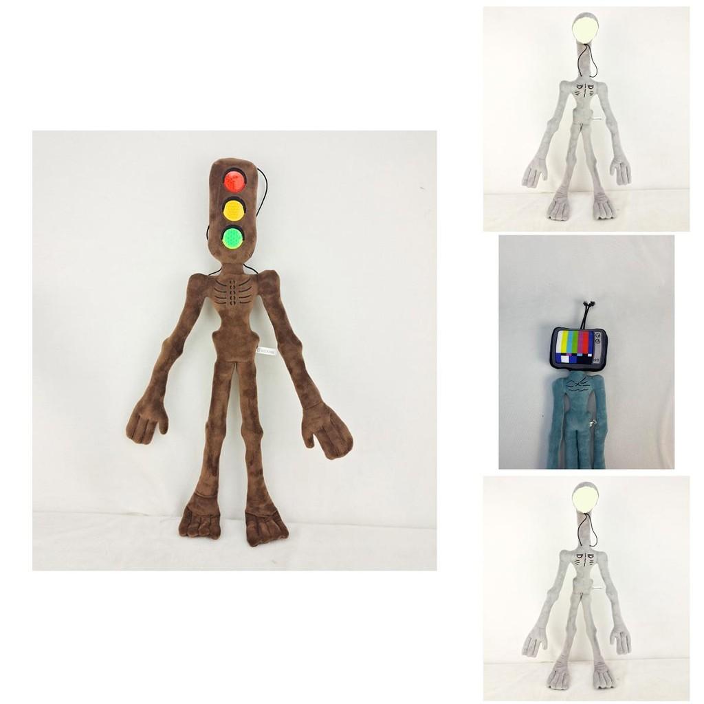 Cuddly 21" Anime Scp Siren Head Plush Toy Bendable Doll For Horror Fans