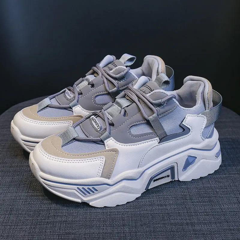 Sports Shoes for Women Sneakers Athletic Trends 2024 High On Platform Woman Footwear Deals Cheap Walking Comfortable and Elegant