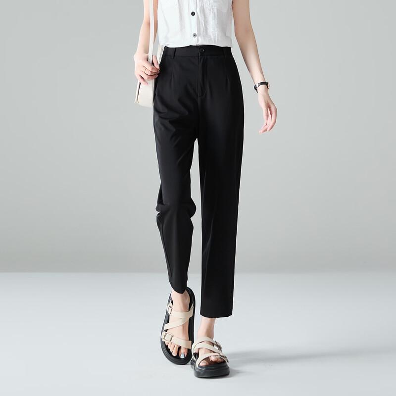 SOFSIL Women's High-Waist Ankle-Length Casual Pants