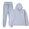 Felpa + Pantaloni Monocolore da Uomo per Primavera Autunno Set Due Pezzi Set Sportivo Casual Tuta da Ginnastica da Uomo