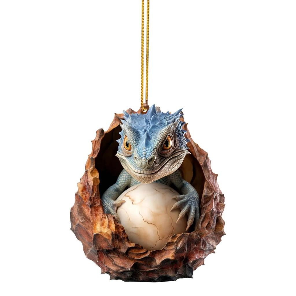 

Cartoon Colorful Charming Dinosaur Car Interior Decoration For Christmas Festivities 1