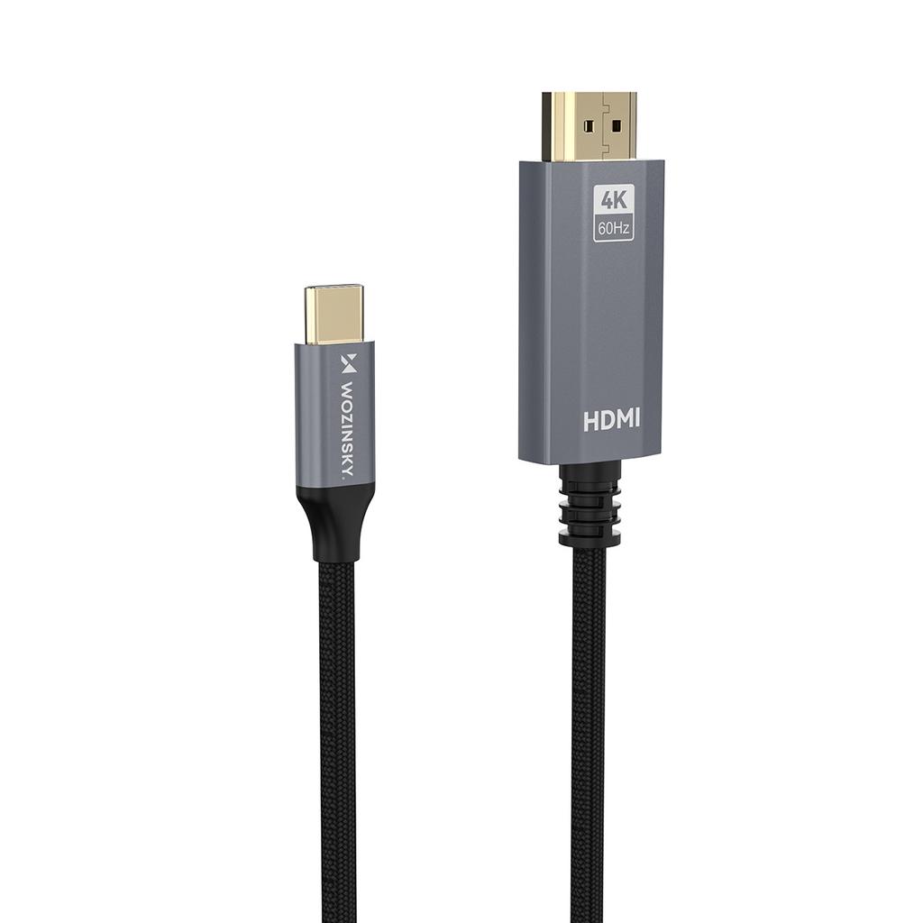 Kabel USB-C auf HDMI 4K 60Hz 1,8m - schwarz