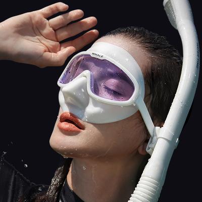 NEW Freediving Mask Full Face Clear Lens Anti Fog  Underwater Mask Swimming Glasses Snorkel Diving Goggles Equipment for Adult