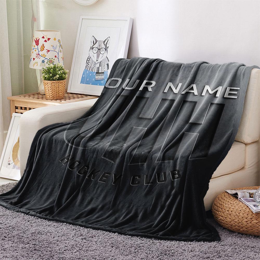 Custom Name,Utah Mammoth Printed Flannel Blanket, Soft Throw for Bedroom Sofa, Washable, Christmas Present, Great Gift.