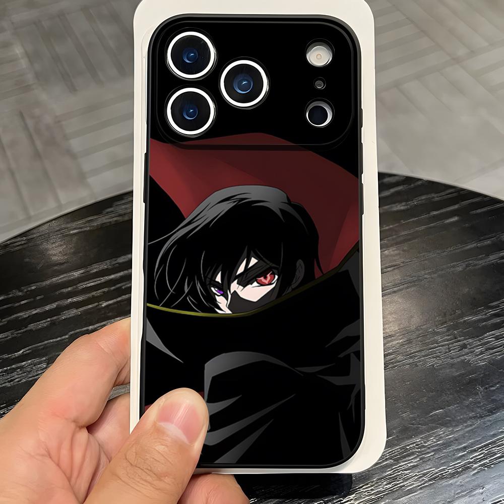 Anime Logo Code Geass Phone Case For IPhone 17 Pro Max 16 15 14 Pro Max 13 11 X Xs Xr 8 7Plus Silicone Cover