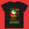 Santa Is My Homeboy Christmas Womens T-Shirt Mens Tops Tees Unisex