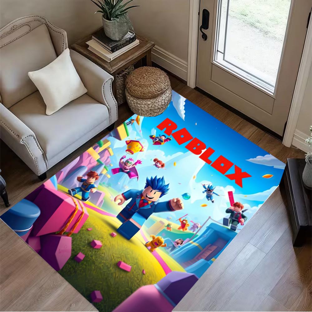 Roblox Adventure Carpet Perfect For Foyer Study Room Decorate Room Entryway Antislip Carpet Office Home Decor Perfect Gift For Friends Family