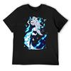 Loona Hybrid Form Blue Flames - Helluva Boss T-Shirt Summer 2025 Man T Shirt Clothes for Men