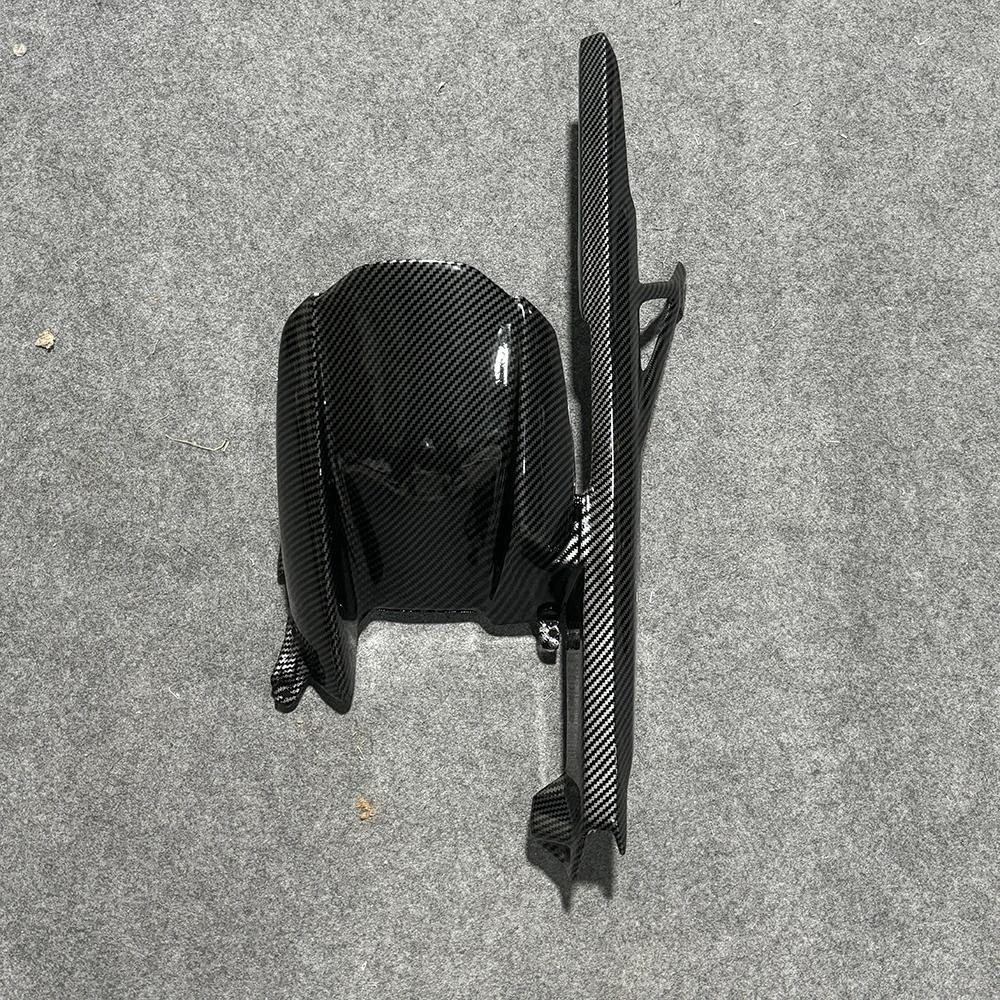 For BMW S1000RR M1000RR S1000R 2019-2023 21 22 ABS Carbon Fiber Rear Mudguard Chain Cover Splash Guard Fairing Motorcycle Parts