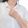 120Pcs 4 Styles 304 Stainless Steel Crimp Beads Cover, Golden, 3~6x1.5~2.5mm, Hole: 1~2mm, 30pcs/style